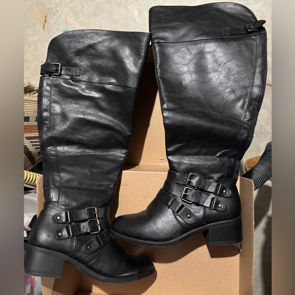 Cloudwalkers Marnie Black Boots - Size 8W, EUC